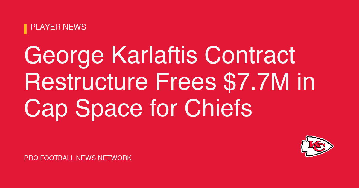 George Karlaftis Contract Restructure Frees $7.7M in Cap Space for Chiefs