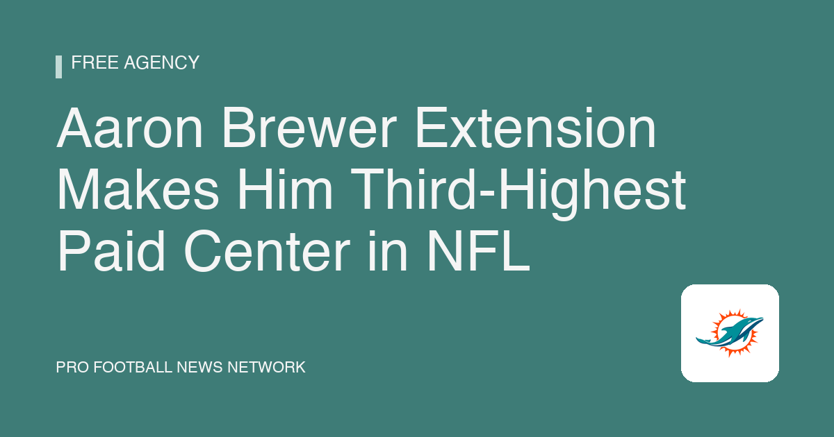 Aaron Brewer Extension Makes Him Third-Highest Paid Center in NFL